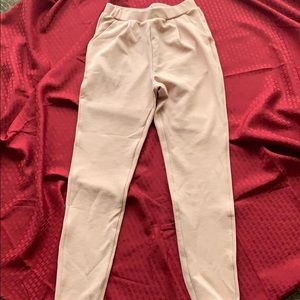 Pink high waisted pants